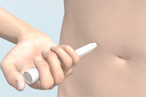 Short pen needles - one-hand usage
