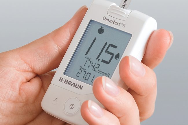 Blood glucose measurement device